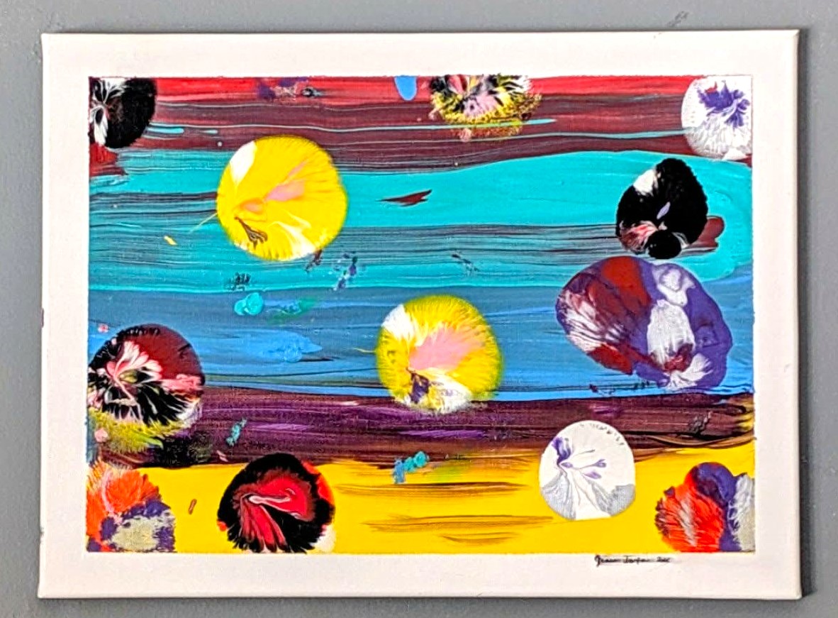 Release 1 | Abstract Acrylic by Canadian artist Mark Thompson