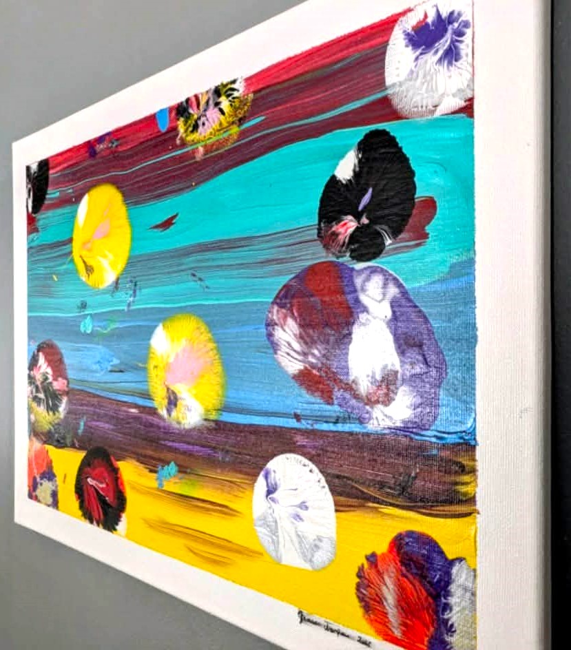 Release 1 | Abstract Acrylic by Canadian artist Mark Thompson