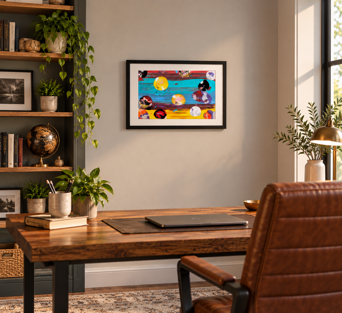 Release 1 | Abstract Acrylic by Canadian artist Mark Thompson