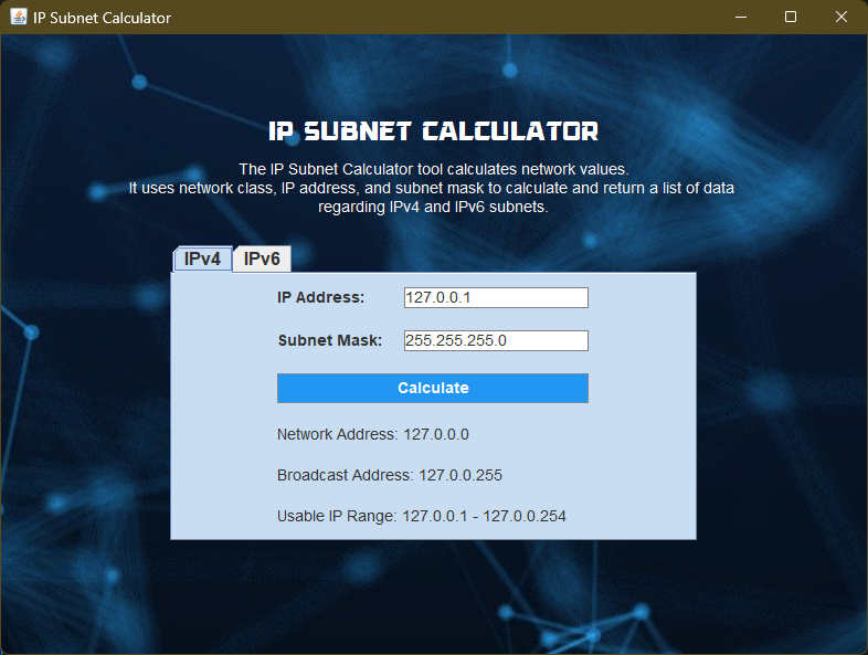 IP Subnet Calculator
