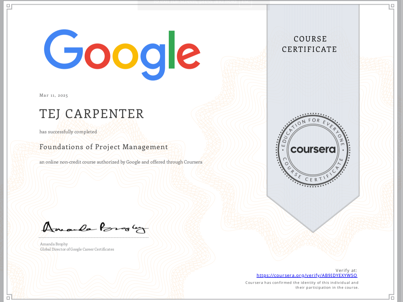 Project Management