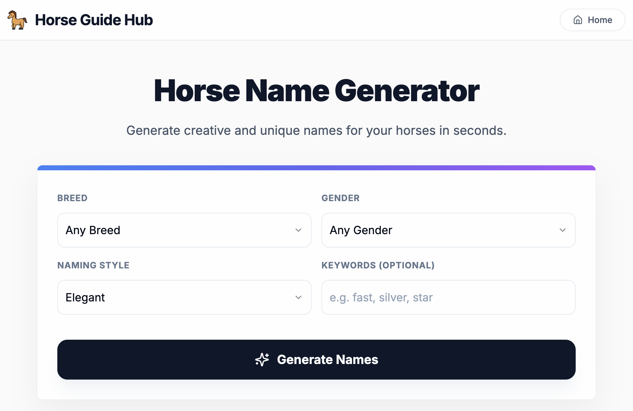 Horse Name Generator