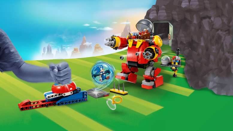 Introducing the New LEGO Sonic the Hedgehog Set and more! | Witness the legendary clash between Sonic and Dr. Eggman's Death Egg Robot with new Sonic the Hedgehog LEGO Image