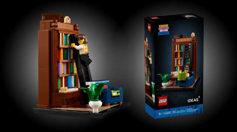 40698 LEGO Ideas Books Are My Passion | Create Your Cozy Reading Nook with new LEGO GWP: Discover the New 'Books Are My Passion' Set! Image