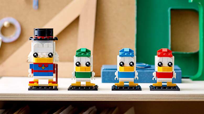 40477 LEGO Brickheadz Scrooge McDuck, Huey, Dewey & Louie | Fans of Brickheadz LEGO and LEGO Disney should add these great Disney Brickheadz to their collection now! Image