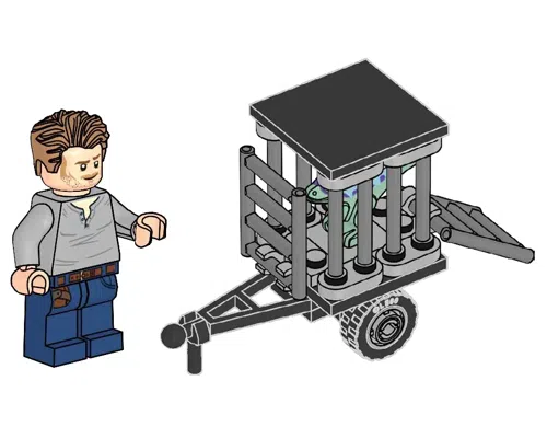 Owen with Cage and Raptor Image