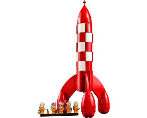 Tintin Moon Rocket Image
