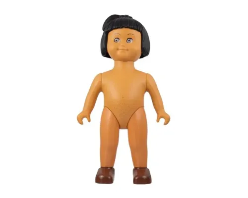 Duplo Figure Doll, Marie Large, Reddish Brown Shoes, without Clothes (6078083) Image
