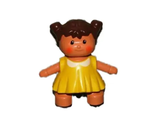 Duplo Figure Doll, Lisa's Baby, Yellow Dress (4142614 / 6052350) Image