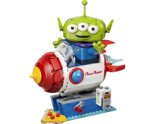 Alien with Pizza Planet Rocket Ride Image