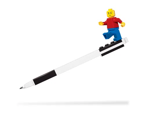 Pen Pal Gel Pen with Minifigure – Black Pen Pal Gel Pen with Minifigure – Black Image
