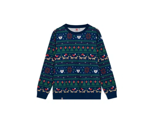 Adults Christmas Sweatshirt Dark Blue Image