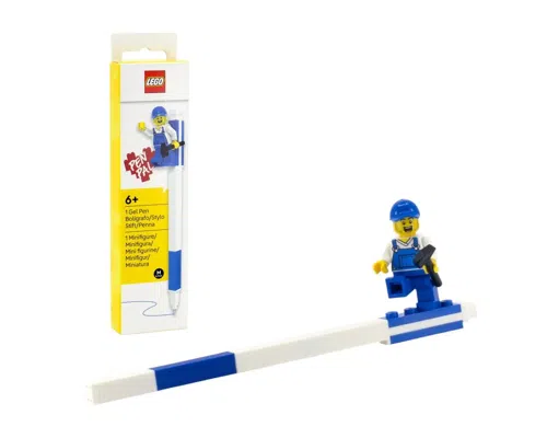 Pen Pal Gel Pen with Minifigure – Blue Image