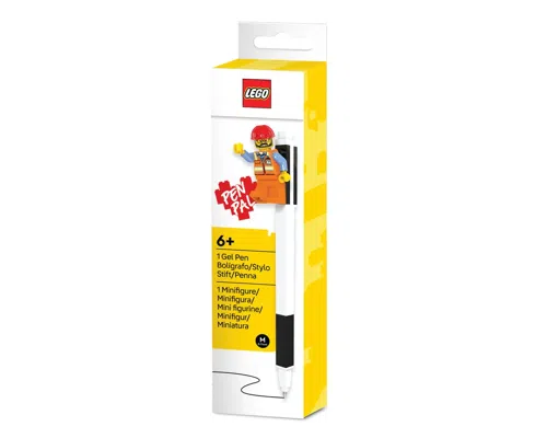 Pen Pal Gel Pen with Minifigure – Black Image