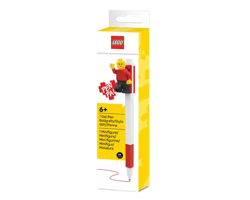 Pen Pal Gel Pen with Minifigure – Red Image