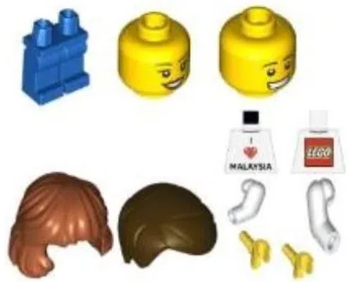I Love Malaysia Minifigures Image