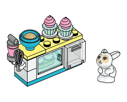 Baking Set and Bunny Image