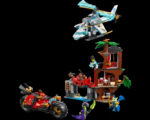 Ninja Vehicle Tree House Battle Image