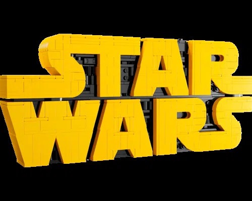 Brick-Built Star Wars Logo Image