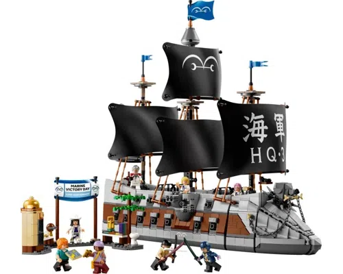 Garp's Marine Battleship Image