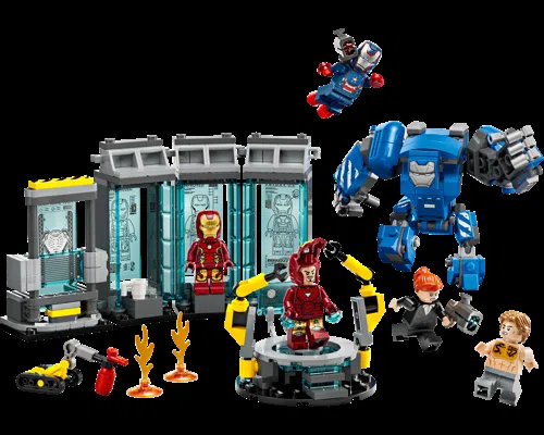Iron Man's Laboratory: Hall of Armor Iron Man's Laboratory: Hall of Armor Image