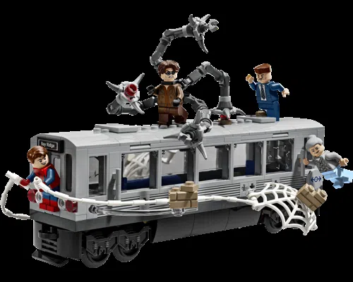 Spider-Man vs. Doc Ock Subway Train Scene Spider-Man vs. Doc Ock Subway Train Scene Image