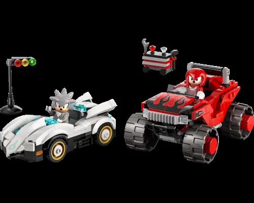 Silver's Car vs. Knuckles' Monster Truck Image
