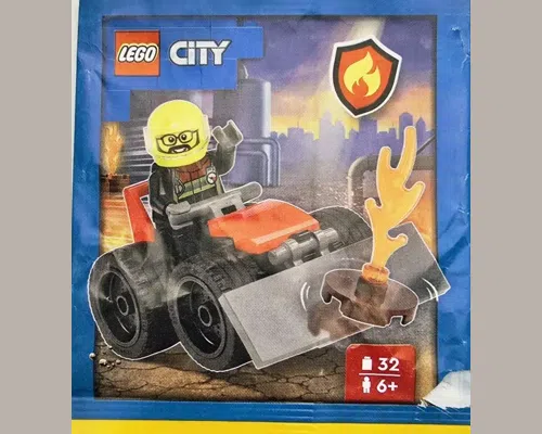 Firefighter with Bulldozer Firefighter with Bulldozer Image