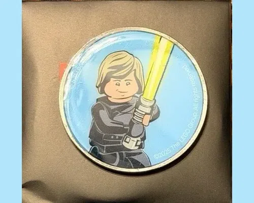 Luke Skywalker Collectable Coin Image