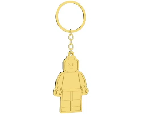LEGO Dad Gold Keychain Image
