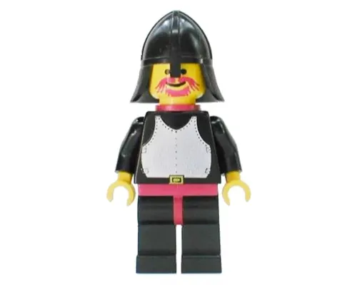 Breastplate - Black, Black Legs with Red Hips, Black Neck-Protector, Red Plastic Cape Image