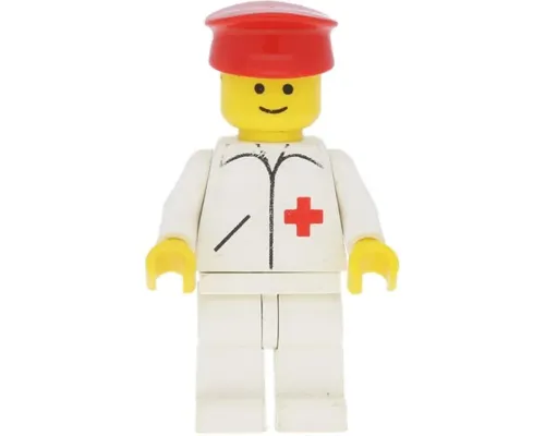 Doctor - Straight Line, White Legs, Red Hat Image