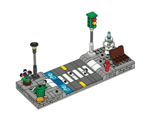 Minifigure Crossing Stand Image