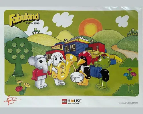Fabuland Tribute Art Print Fabuland Tribute Art Print Image