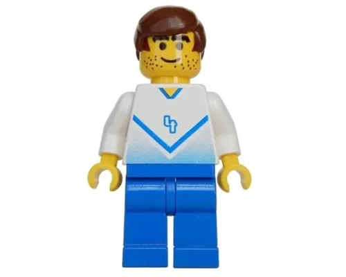 Soccer Player White & Blue Team with shirt  #4 Image