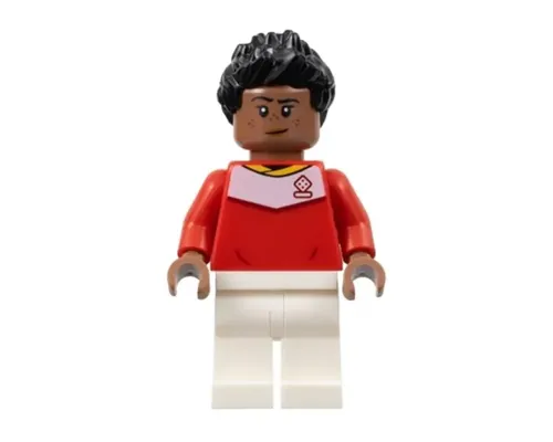 Soccer Spectator - Red Soccer Jersey, White Legs, Black Spiked Hair Image