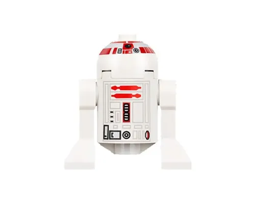 Astromech Droid, R5-D4 - Dome Head with Long Red Stripes Image