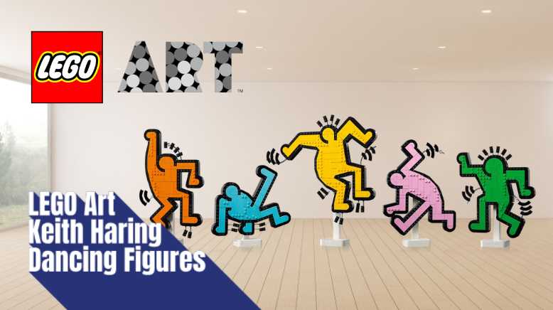 Merge Pop Art with Bricks: LEGO Art Keith Haring – Dancing Figures (31216) Image