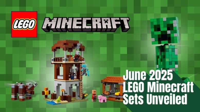 June 2025 LEGO® Minecraft® Sets Unveiled Image