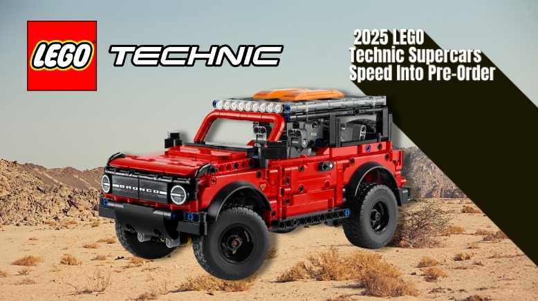 LEGO Investment & LEGO News: 2025 Technic Supercars Speed Into Pre-Order Image