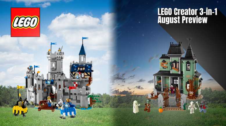 LEGO Creator 3-in-1 August Preview: Haunted Hijinks & Medieval Mayhem Image