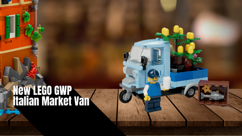 New LEGO Ideas Italian Market Van GWP – August 2025 Exclusive with LEGO Ideas Italian Riviera Image