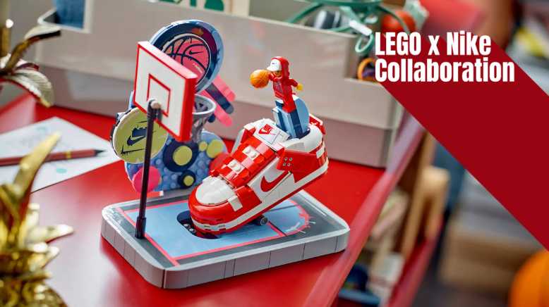 Shoot for the Bricks: LEGO x Nike Slam Dunk & Dunk Trickshot Arrive September 1st Image