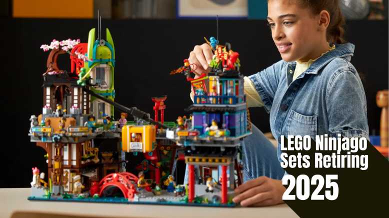 LEGO NINJAGO Sets Retiring in 2025 – Dragons, Mechs and the Mighty City Markets Image