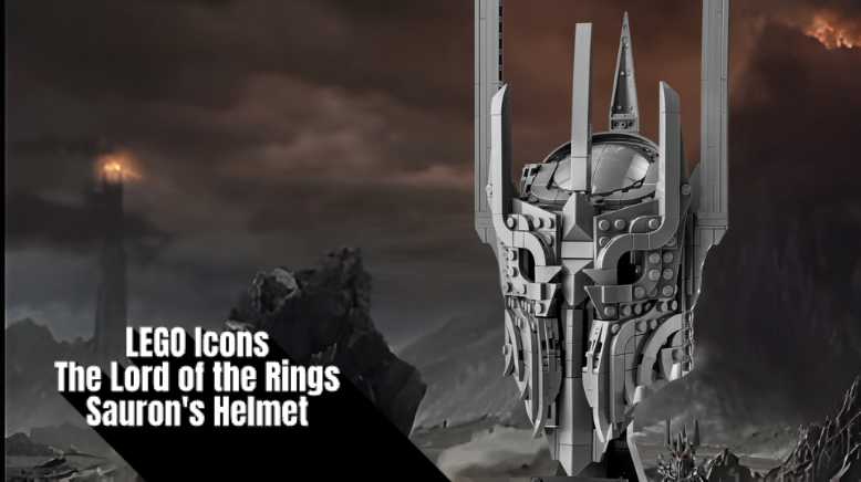 LEGO Icons 11373 Sauron’s Helmet Launches March 2026: First Lord of the Rings Helmet Collection Set Image