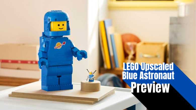 LEGO 40921 Upscaled Blue Astronaut Minifigure Launches March 2026 Image