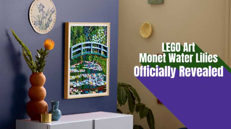 LEGO Art Claude Monet Water Lilies (31220) Revealed | Release Date, Price & Where to Buy Image