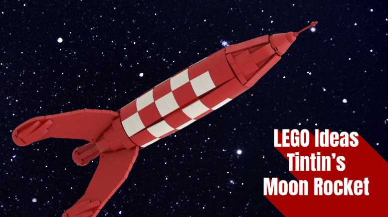 LEGO Ideas 21367 Tintin’s Moon Rocket Launches April 2026 Image