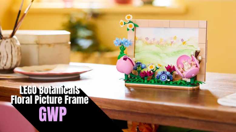 FREE LEGO GWP: Get the LEGO Botanicals Floral Picture Frame (40916) with £135 / $150 Spend Image