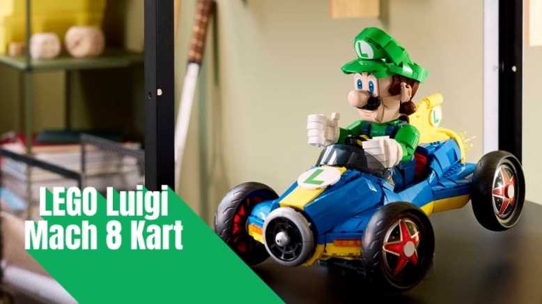 LEGO Super Mario Mario Kart Luigi & Mach 8 Launches April 1st – Pre-Order Now Image
